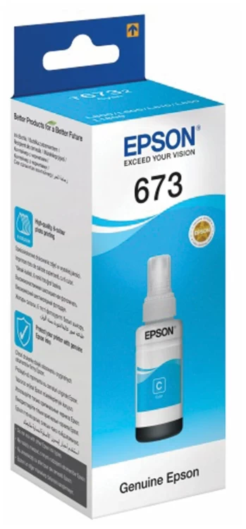 Картридж Epson C13T67324A L800/1800 голубой 70ml