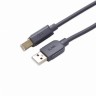 Кабель USB AM-BM, "iLAN" Lux, медь, 3 м