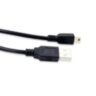 Кабель USB AM- miniUSB 1.5м, USB2.0 , черный