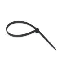 Хомут нейлоновый, Deluxe, СП 2.5*150 мм (Б), черный (100 штук в упаковке)
