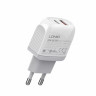 Зарядное устройство LDNIO A2316C-EU + USB A - USB-TypeC, PD + QC3.0 20W