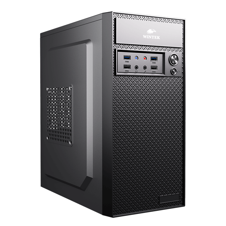 Компьютерный корпус Wintek K260, 0.45mm, 2xUSB 3.0 + 2xUSB 2.0, MiniTower