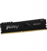 Модуль памяти Kingston Fury Beast, KF432C16BB/8, DDR4, 8 GB, Черный ,DIMM <3200MHz> CL16, 8 chip, bl