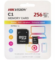 microSD HC 256GB Hikvision, class 10, V30