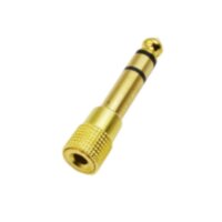 Переходник 3.5 мм (Мама) на Jack 6.5 мм (Папа),gold