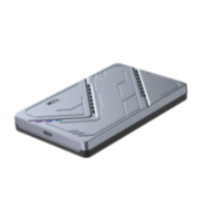 Корпус для HDD 2.5" USB3.0 "M-SOL"  K803, USB3.1 TypeC, чип RTL9201R, серебристый