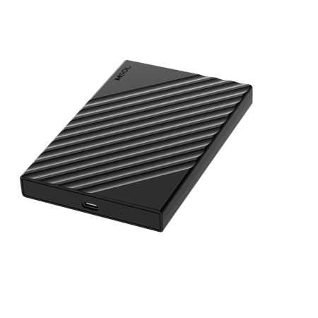 Корпус для HDD 2.5" USB3.0 "M-SOL"  K900-C, USB3.1 TypeC, чип RTL9201R, чёрный