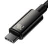 Кабель Baseus CAWJ040001, TypeC M - TypeC M, 240W-PD 3.1, 480mbps, 1м, нейлон