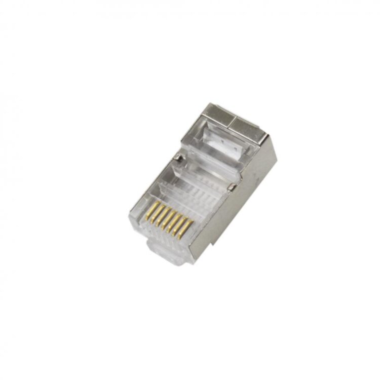 Коннектор RJ-45 Drakat, Cat-5e FTP(STP) 3U экран, металл