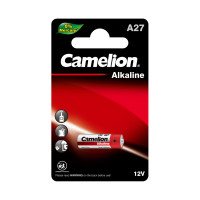 Батарейка Camelion A27, [A27-BP1], alkaline, 12V