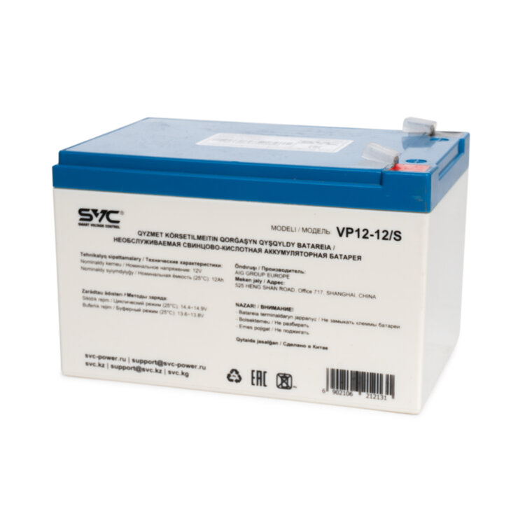 Аккумуляторная батарея для UPS 12V, 12 Ah, SVC, 151x98x100mm