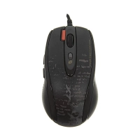 Мышь игровая A4Tech, X7 F5 V-Track, Оптическая 3000dpi, 7 кнопок, Чёрный