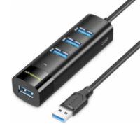 USB 3.0 Hub "Mindpure" US022, LX10614, 1м, 4-порта, чёрный