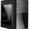 Компьютерный корпус Aerocool, CS-105 Blue ACCS-PC09011.B1, ATX/Micro ATX, USB 3.0/2*2.0, Чёрный