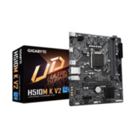 Материнская плата Gigabyte H510M K V2, LGA1200, iH470, 2xDDR4, 3200/2933/2666MHz, 1хM.2