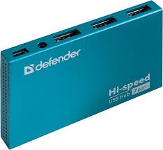 USB Hub Defender Septima Slim USB2.0, 7 портов