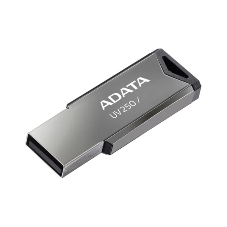 USB флеш 32Gb ADATA, AUV250-32G-RBK, USB2.0, Серебристый