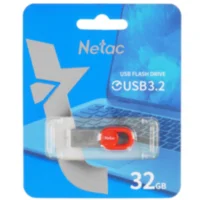 USB флеш 32Gb Netac, NT03UM2N-032G-32RE, USB3.2 Красный