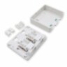 Розетка RJ45 5e, 2порта, зажим, внешняя