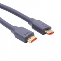 Интерфейсный кабель, HDMI-HDMI,  1.5м, Lux "iLAN" MH2-015, v2.0, 19+1 2K*4K, OD8.0, 100%медь, серый